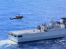 Potret KRI Diponegoro-365 Latihan Bersama LAF-Air Force