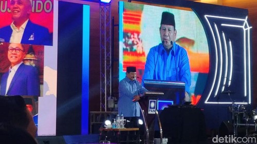 Prabowo hadiri Rakornas PAN.