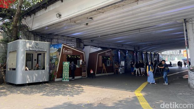 Suasana sepanjang Terowongan Kendal yang bebas dari PKL (Devi/detikcom)