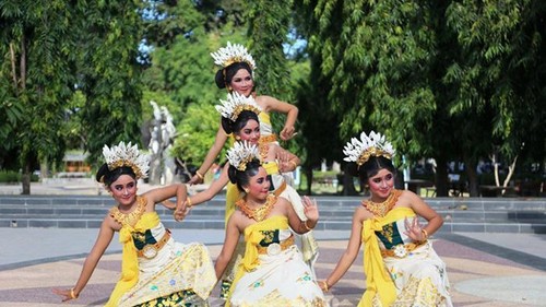 Tari Sekar Jempiring maskot kota Denpasar, Bali. (Dok Pemkot Denpasar)