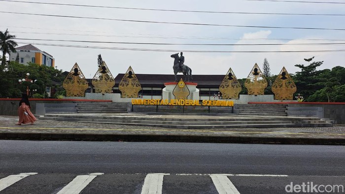 Kampus Universitas Jenderal Soedirman Purwokerto, Kamis (9/5/2024).