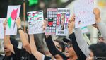 Aksi Bela Palestina Kembali Berlangsung di Depan Kedubes Amerika