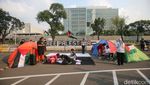 Aksi Bela Palestina Kembali Berlangsung di Depan Kedubes Amerika