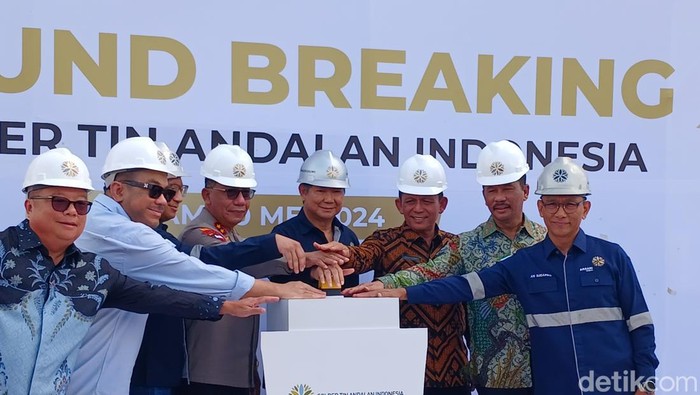Ground Breaking PT STANIA di Kota Batam . (Alamudin Hamapu/detikcom)