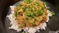 Tak kalah menarik menu Crab Rice atau nasi dengan olahan kepiting butter yang gurih.  Foto: detikFood
