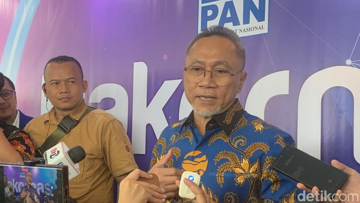 Ketum PAN Zulkifli Hasan. (Mulia Budi/detikcom)