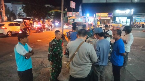 Lokasi lima mahasiswa keroyok atau aniaya penjual es kelapa di Mataram. (Dok. Polresta Mataram)