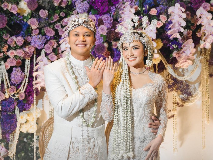 Pernikahan Rizky Febian dan Mahalini.