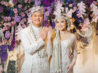 Foto: Cantiknya Mahalini, Gadis Bali Jadi Pengantin Sunda Dinikahi Rizky Febian