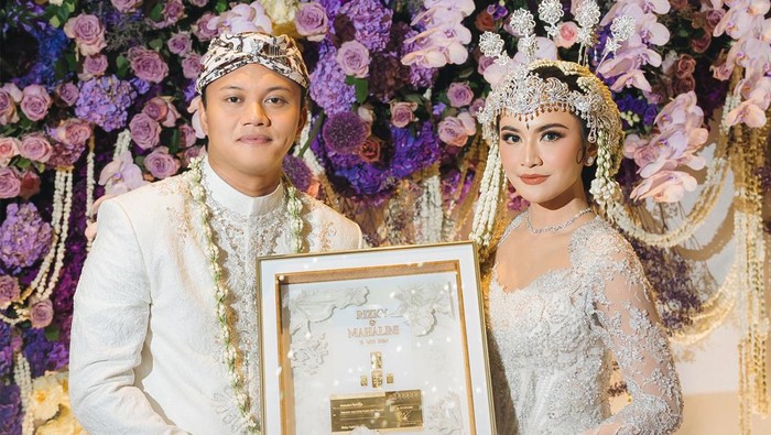 Pernikahan Rizky Febian dan Mahalini.