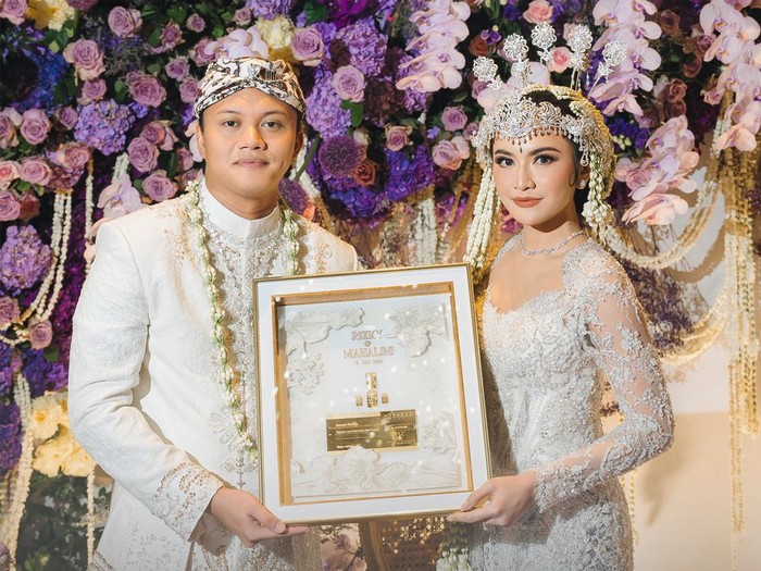Pernikahan Rizky Febian dan Mahalini.