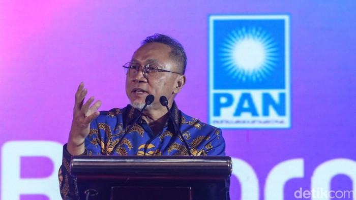 Potret Bimtek dan Rakornas PAN, Dihadiri Airin hingga Arinal Djunaidi Ketua Umum PAN Zulkifli Hasan saatΒ acara bimbingan teknis (Bimtek) dan rapat koordinasi nasional (Rakornas) PANΒ di Jakarta, Jumat (10/5/2024).