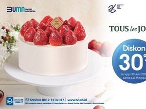Makin Hemat! Jajan Pastry-Cake Tous Les Jours Bisa Pakai Promo Spesial BRI