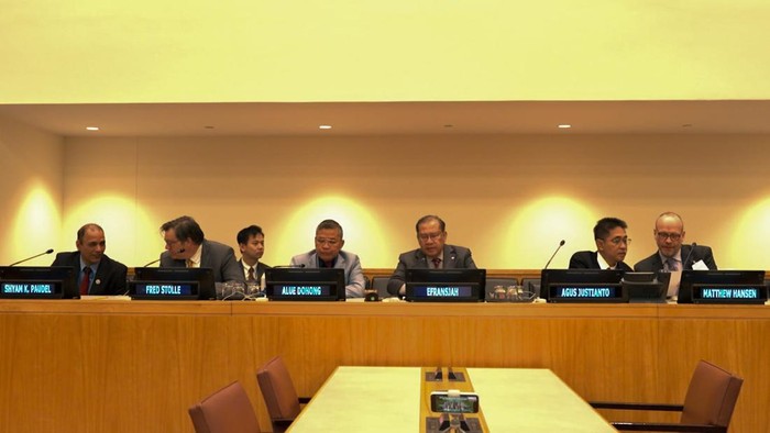 Delegasi Indonesia menggelar forum khusus yang menyorot sistem pemantauan hutan sebagai isu krusial dalam menilai tingkat deforestasi. Forum ini mempertemukan para praktisi, pakar dan pemangku kepentingan di markas Perserikatan Bangsa-bangsa (PBB).