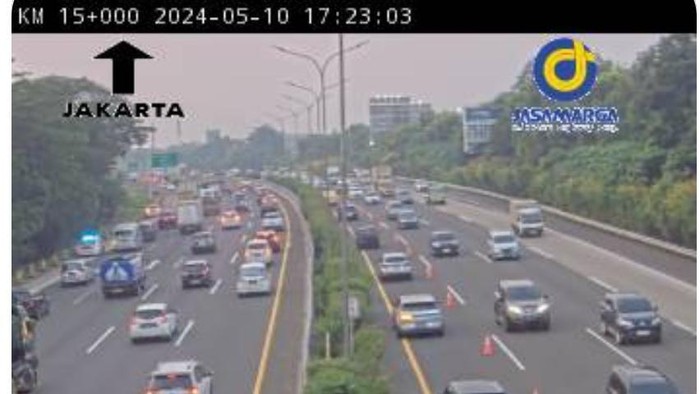 Kemacetan Parah di Tol Jagorawi Arah Jakarta, Contraflow Diberlakukan