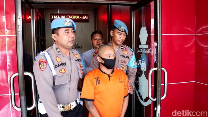 Tampang Ikin Sodikin pelaku pembakaran rumah dan mobil mantan istrinya di Majalengka