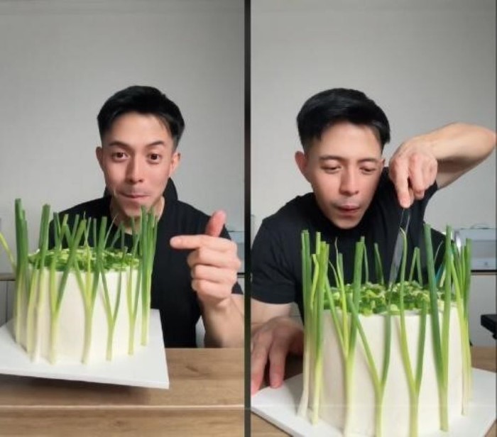 TikToker Ini Bikin ‘Bolu Daun Bawang’ Ekspresinya Bikin Ngakak
