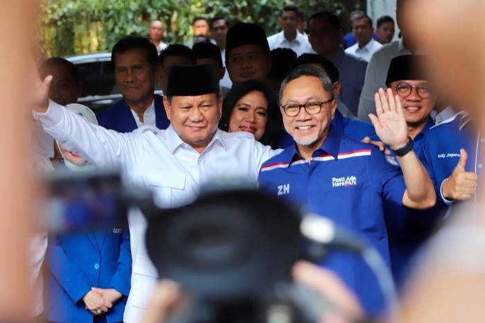 Zulkifli Hasan dan Prabowo Subianto