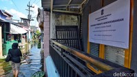 Hampir seluruh gang dikawasan tersebut tergenangi banjiir rob.