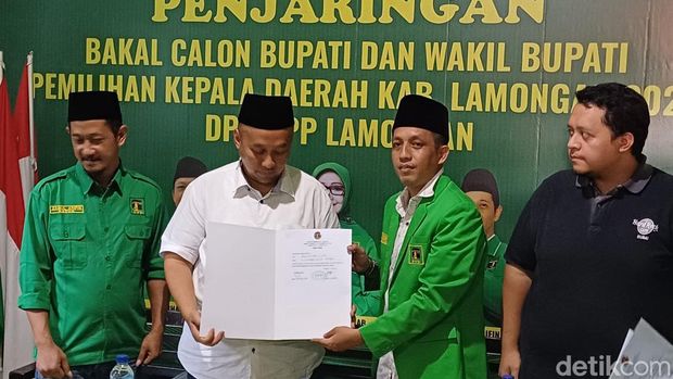 Debby Kurniawan daftar Bacabup Lamongan di PPP