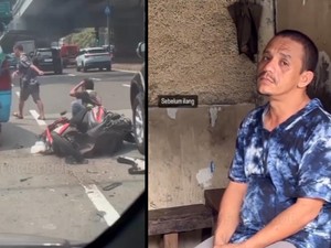 Kronologi Sopir Angkot Ugal-ugalan Tabrak Ojol-Mobil di Jaktim