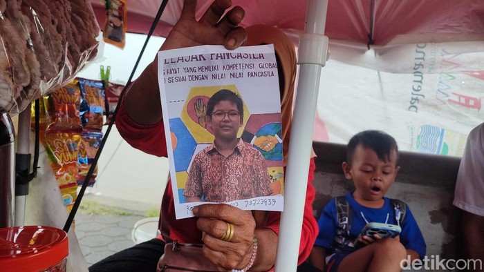 Foto korban yang tenggelam di Sungai Musi.