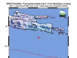 Gempa Lumajang M 5,2 Bergetar Hebat di Pesisir Jember, Warga Was-was Tidur