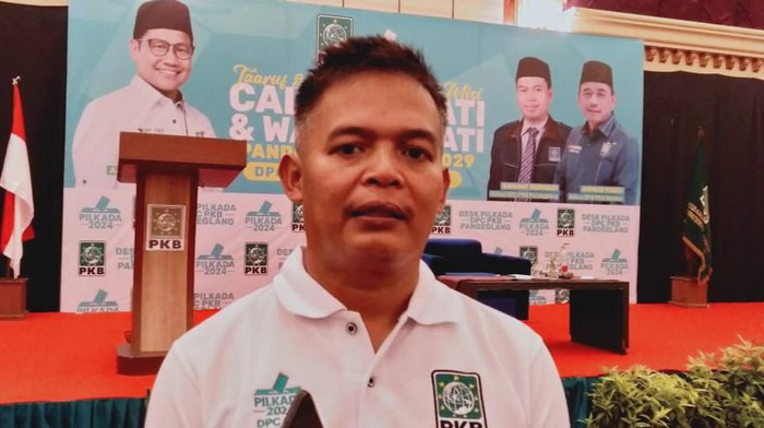 Ketua Penjaringan Bakal Calon DPC PKB Pandeglang, Karsono (Aris/detikcom)