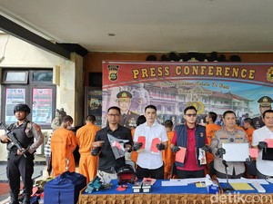 Polisi Sikat 15 Pencuri di Gianyar