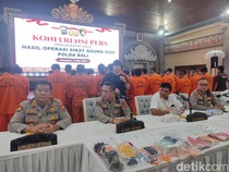 Operasi Sikat Agung 2024, 136 Penjahat di Bali Ditangkap
