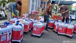 Ratusan Calon Jemaah Haji Mulai Tiba di Asrama Haji Surabaya