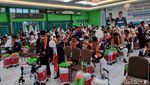 Ratusan Calon Jemaah Haji Mulai Tiba di Asrama Haji Surabaya