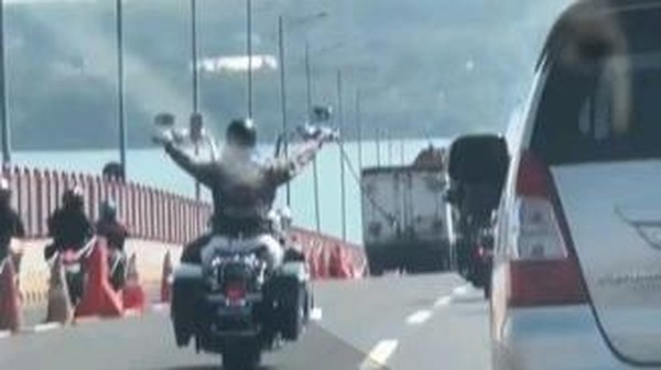 Viral Klub Moge Konvoi di Jembatan Suramadu, HDCI Sebut Asal Lampung