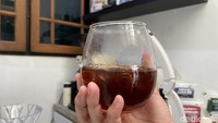 Harganya terjangkau, hanya kisaran Rp 25.000-Rp 50.000. Salah satu yang jadi favorit ada menu kopi filter dengan karakteristik rasa yang fruity. Foto: detikcom/Riska Fitria