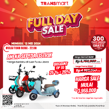 Transmart Full Day Sale 12 Mei 2024