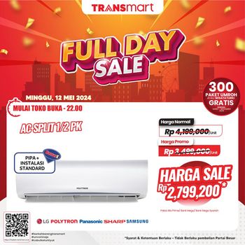 Transmart Full Day Sale 12 Mei 2024