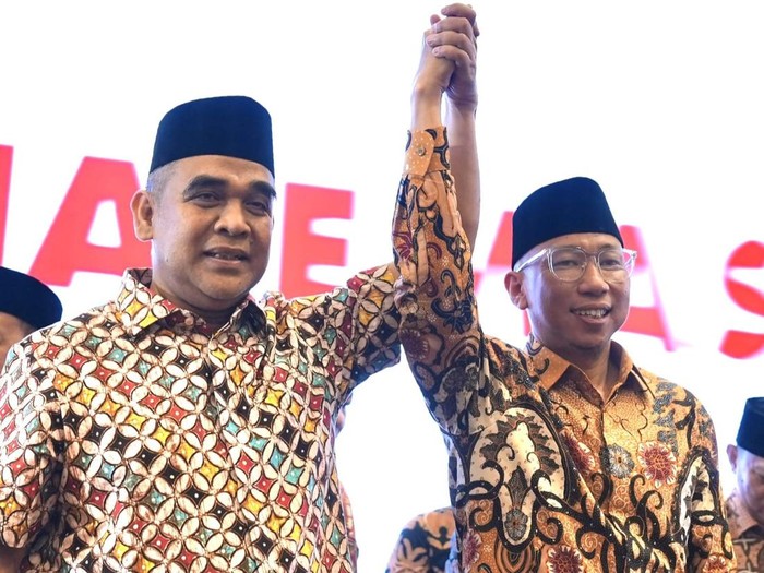 Ahmad Muzani memperkenalkan Rahmat Mirzani Djausal sebagai cagub Lampung dari Partai Gerindra (dok.istimewa)