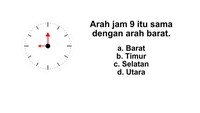 Wah ternyata arah pukul 9 sama dengan arah Barat. Foto: Salsa Dila Fitria Oktavianti/detikHealth