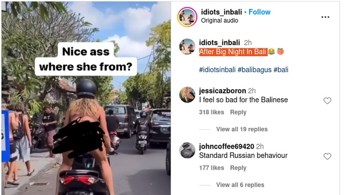 Bule Twerking di Bali