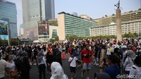 CFD hari ini penuh sesak dengan hadirnya ribuan warga.
