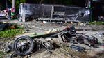 Foto Lengkap TKP hingga Evakuasi Kecelakaan Maut Bus di Subang