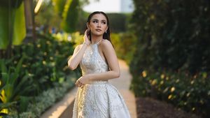 7 Potret Mahalini Tampil Bak Princess di Resepsi, Pakai Gaun Hian Tjen