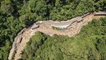 Jalan Lintas Padang-Bukittinggi Putus Imbas Banjir Bandang