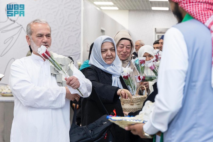 Jemaah haji dari berbagai negara mulai tiba di Arab Saudi sejak Kamis (9/5/2024).