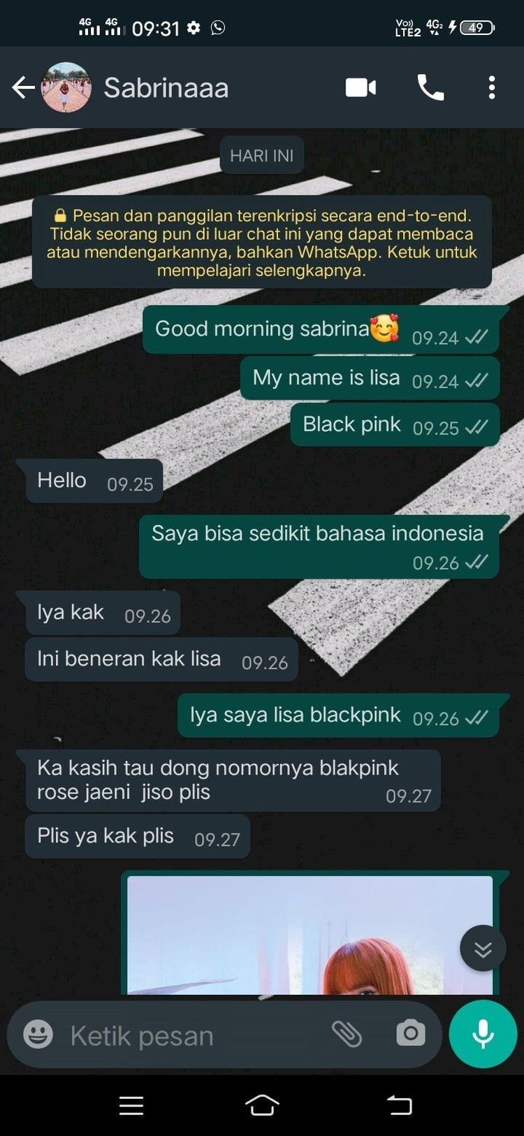 Kumpulan Chat Kocak Fans Kpop Bocil, Ada yang Ngaku Jadi Lisa Blackpink Kelakuan polos bocil memang suka bikin ngakak sendiri. Berikut ini contohnya. Yang lagi minum, awas nyembur.