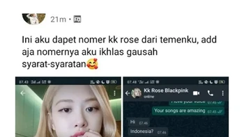Rose ketahuan pakai Google Translate. Foto: X/Bertanyarl