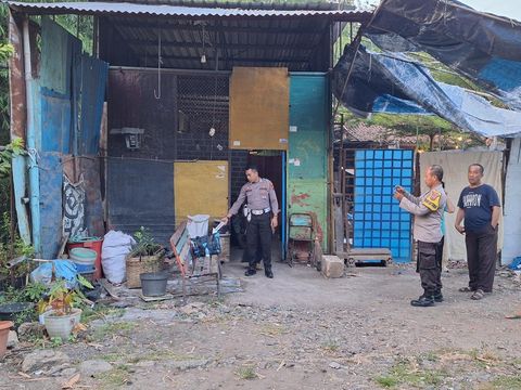 Lokasi penemuan penemuan bayi lelaki beserta surat tulisan tangan di Kelurahan Cepu, Kabupaten Blora, Minggu (12/5/2024).