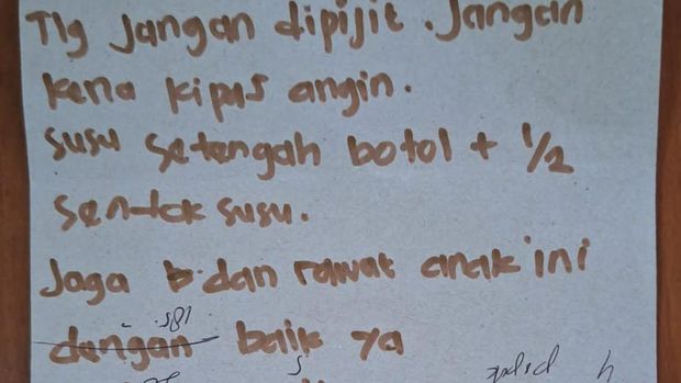 Lokasi penemuan penemuan bayi lelaki beserta surat tulisan tangan di Kelurahan Cepu, Kabupaten Blora, Minggu (12/5/2024).