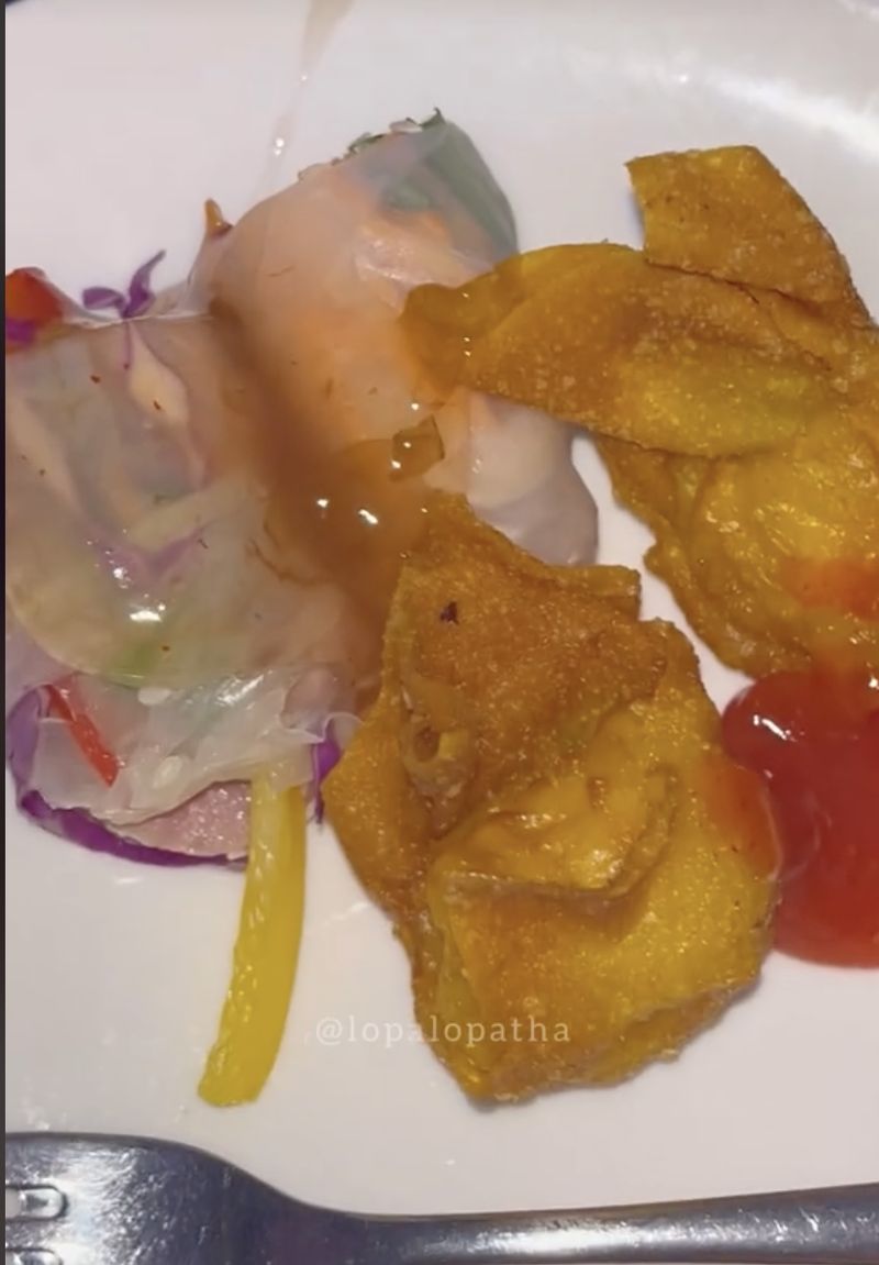 Makanan di pernikahan Mahalini dan Rizky Febian