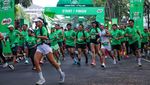Potret Semarak Ribuan Peserta Lari Hijaukan Bandung
